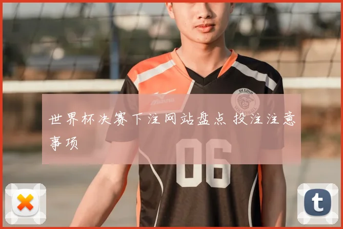 世界杯决赛下注网站盘点 投注注意事项